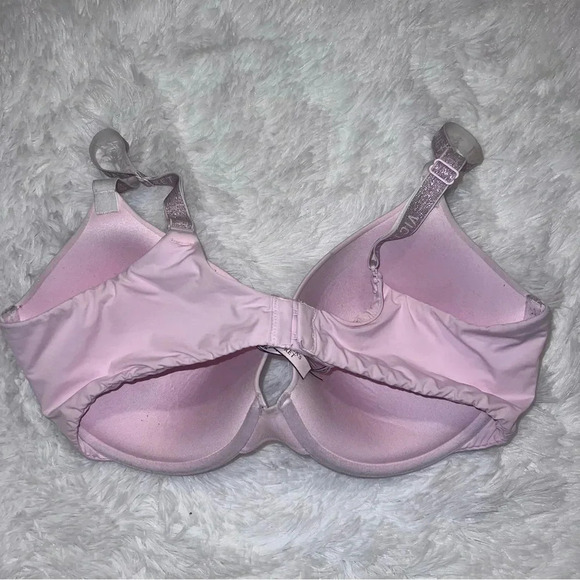 Victoria Secret Pink Bra size 36DD with Glitter Spellout Straps - Picture 4 of 5